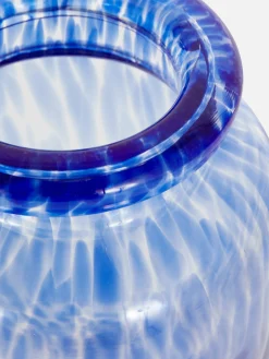 Primark Macetas Y Soportes Para Plantas|Jarrón De Vidrio Moteado En Forma De Botella