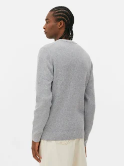 Hombre Primark Jerseys Y Cárdigans|Jersey Acanalado Con Cuello Redondo