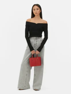 Mujer Primark Jerseys Y Cárdigans|Jersey Acanalado Con Escote Barco