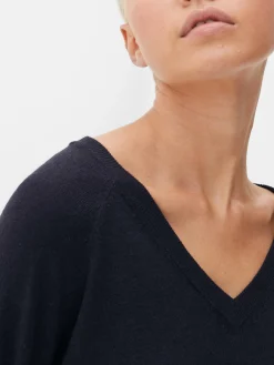 Mujer Primark Jerseys Y Cárdigans|Jersey Básico Con Cuello De Pico
