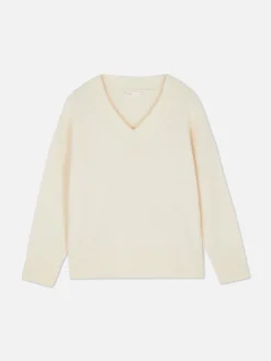 Mujer Primark Jerseys Y Cárdigans|Jersey Con Cuello De Pico