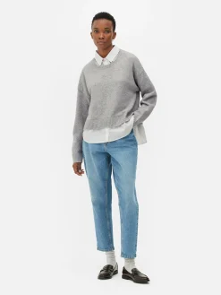 Mujer Primark Jerseys Y Cárdigans|Jersey Con Cuello Dos En Uno