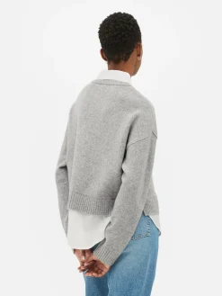 Mujer Primark Jerseys Y Cárdigans|Jersey Con Cuello Dos En Uno