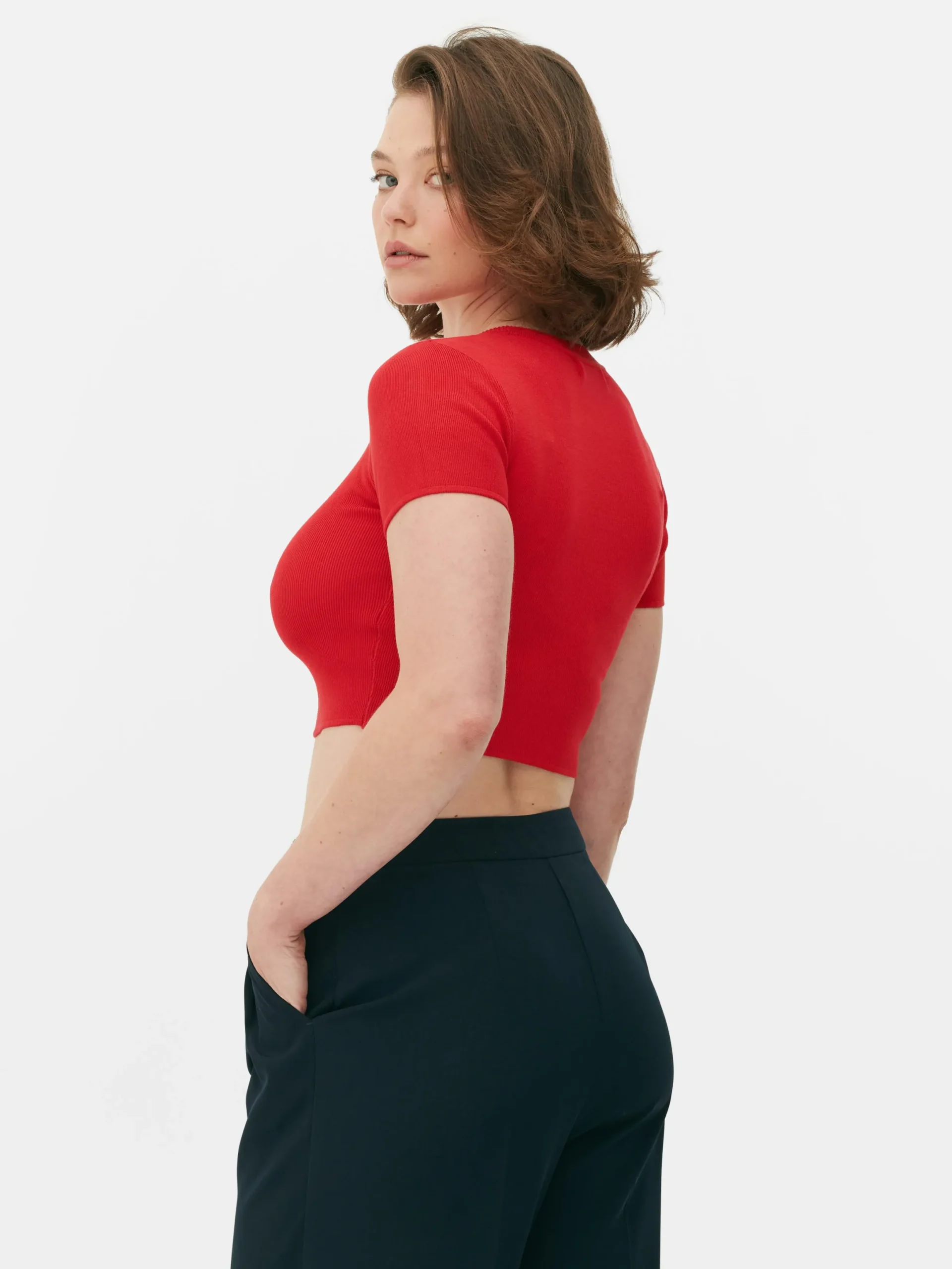 Mujer Primark Jerseys Y Cárdigans|Jersey Corto De Manga Corta