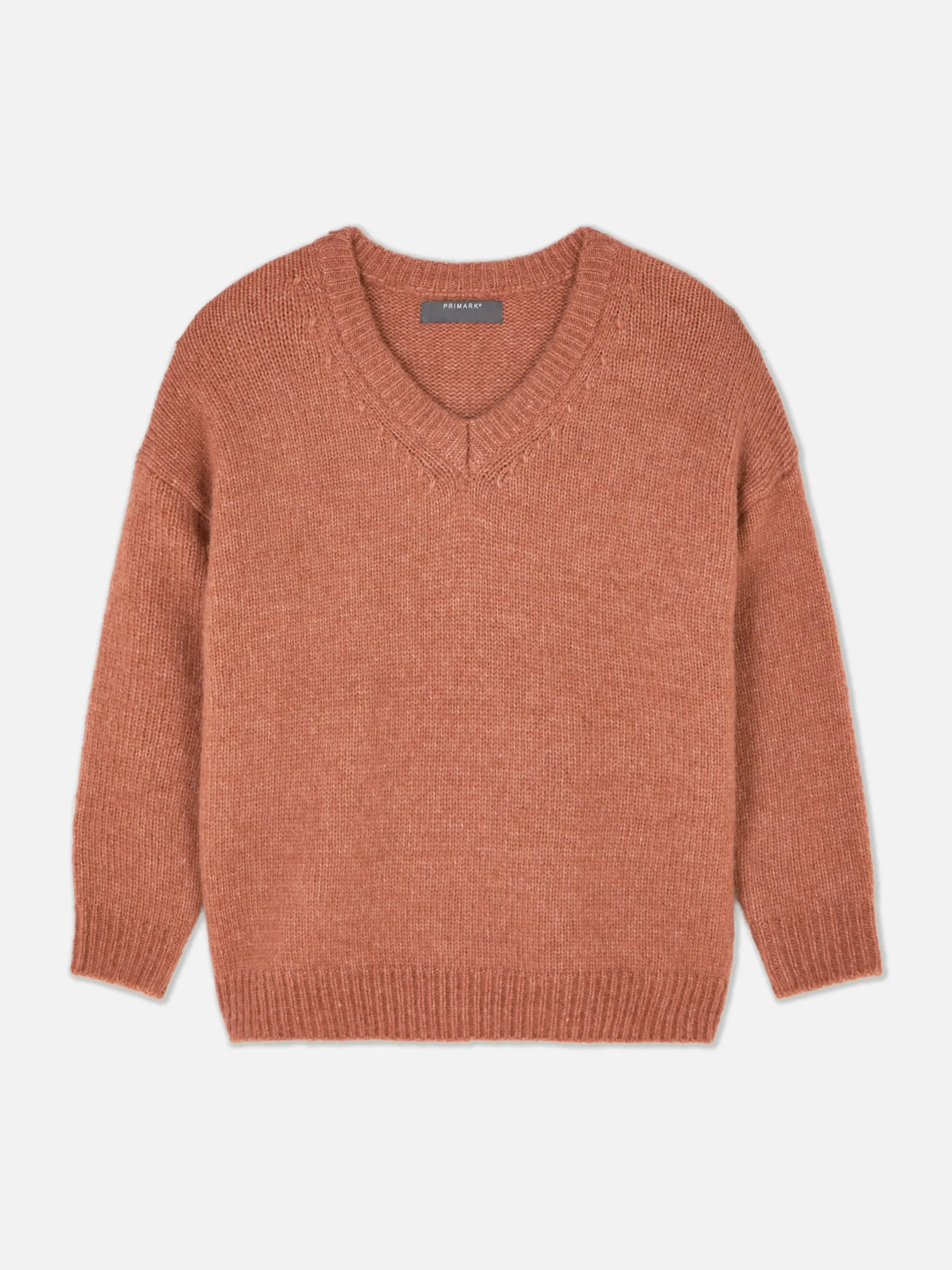 Mujer Primark Jerseys Y Cárdigans|Jersey De Corte Recto Con Cuello De Pico