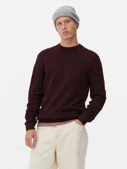 Hombre Primark Jerseys Y Cárdigans|Jersey De Cuello Redondo En Punto Esterilla