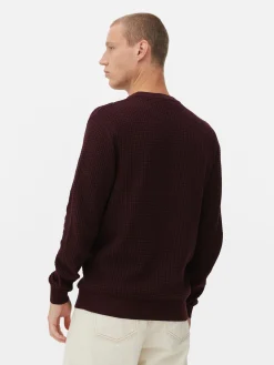 Hombre Primark Jerseys Y Cárdigans|Jersey De Cuello Redondo En Punto Esterilla