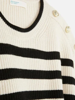 Mujer Primark Jerseys Y Cárdigans|Jersey De Cuello Redondo Con Botones Decorativos