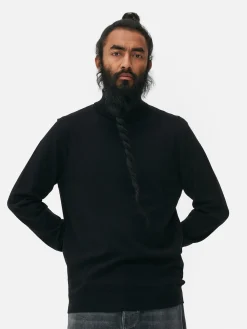 Hombre Primark Jerseys Y Cárdigans|Jersey De Cuello Vuelto En Tejido De Punto Fino