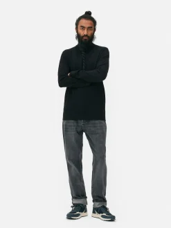 Hombre Primark Jerseys Y Cárdigans|Jersey De Cuello Vuelto En Tejido De Punto Fino