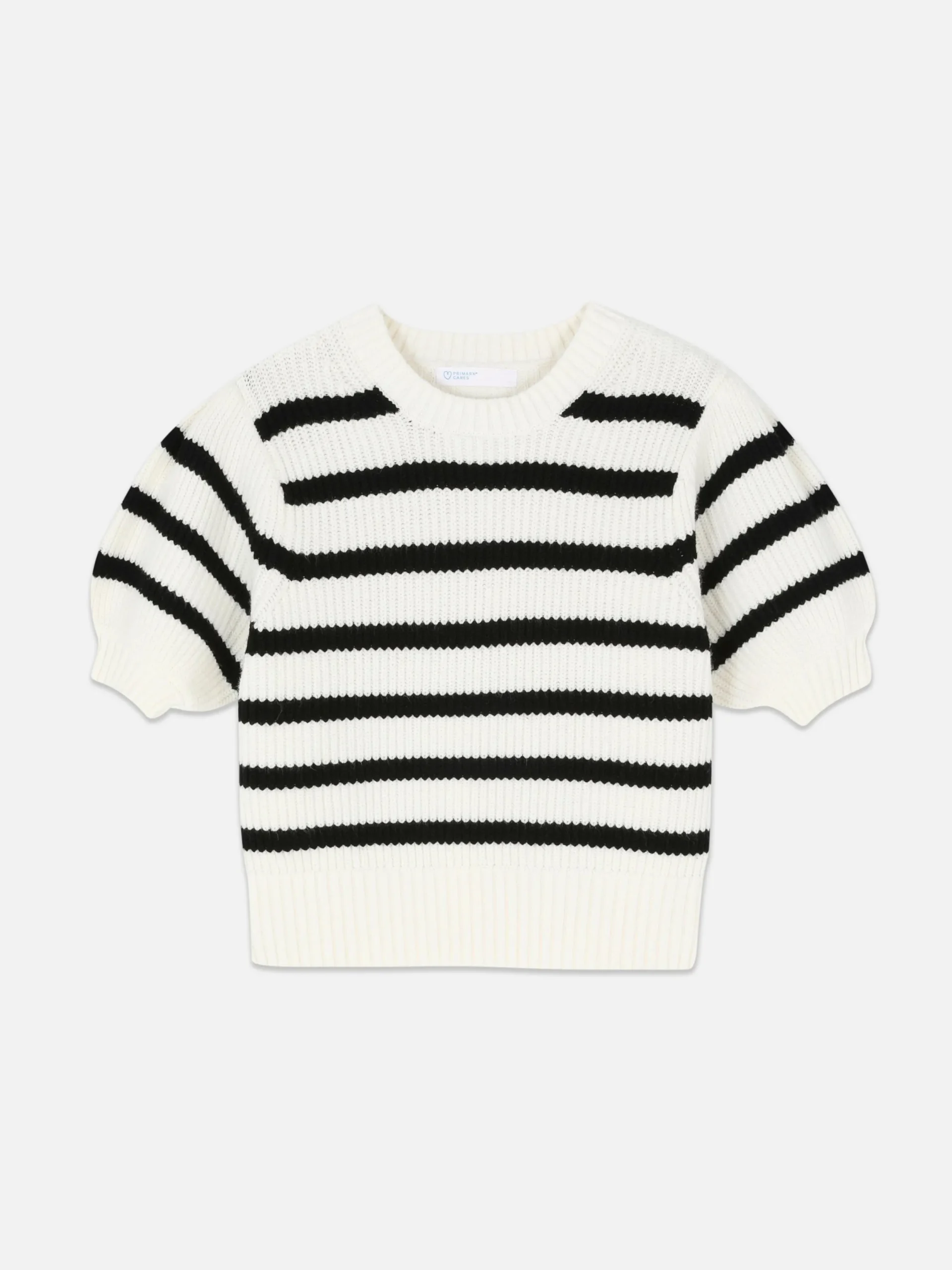 Mujer Primark Jerseys Y Cárdigans|Jersey De Manga Abombada A Rayas