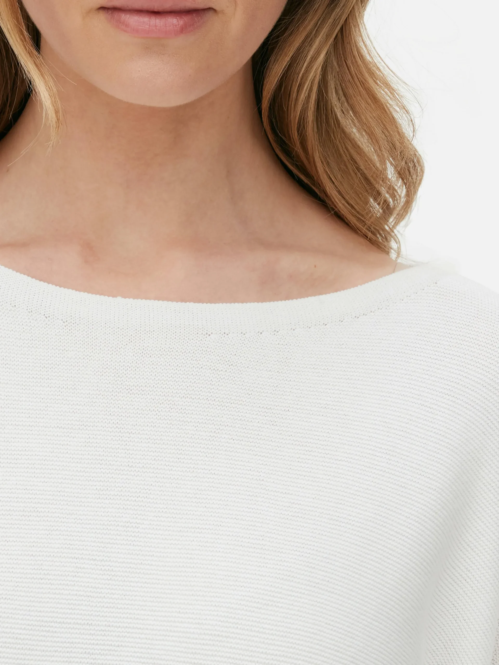 Mujer Primark Jerseys Y Cárdigans|Jersey De Manga Larga Con Cuello Barco