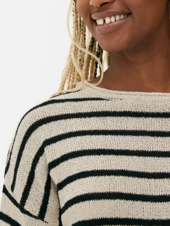 Mujer Primark Jerseys Y Cárdigans|Jersey De Punto A Rayas