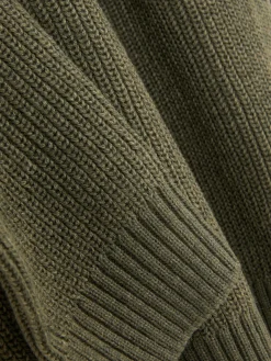 Hombre Primark Jerseys Y Cárdigans|Jersey De Punto Acanalado Con Media Cremallera