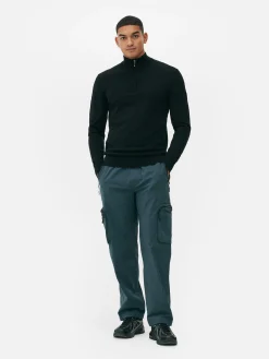 Hombre Primark Jerseys Y Cárdigans|Jersey De Punto Con Media Cremallera