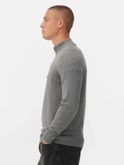 Hombre Primark Jerseys Y Cárdigans|Jersey De Punto Con Media Cremallera