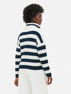 Mujer Primark Jerseys Y Cárdigans|Jersey De Punto Con Media Cremallera