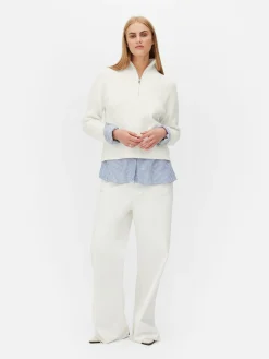 Mujer Primark Jerseys Y Cárdigans|Jersey De Punto Con Media Cremallera