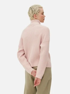 Mujer Primark Jerseys Y Cárdigans|Jersey De Punto Con Media Cremallera