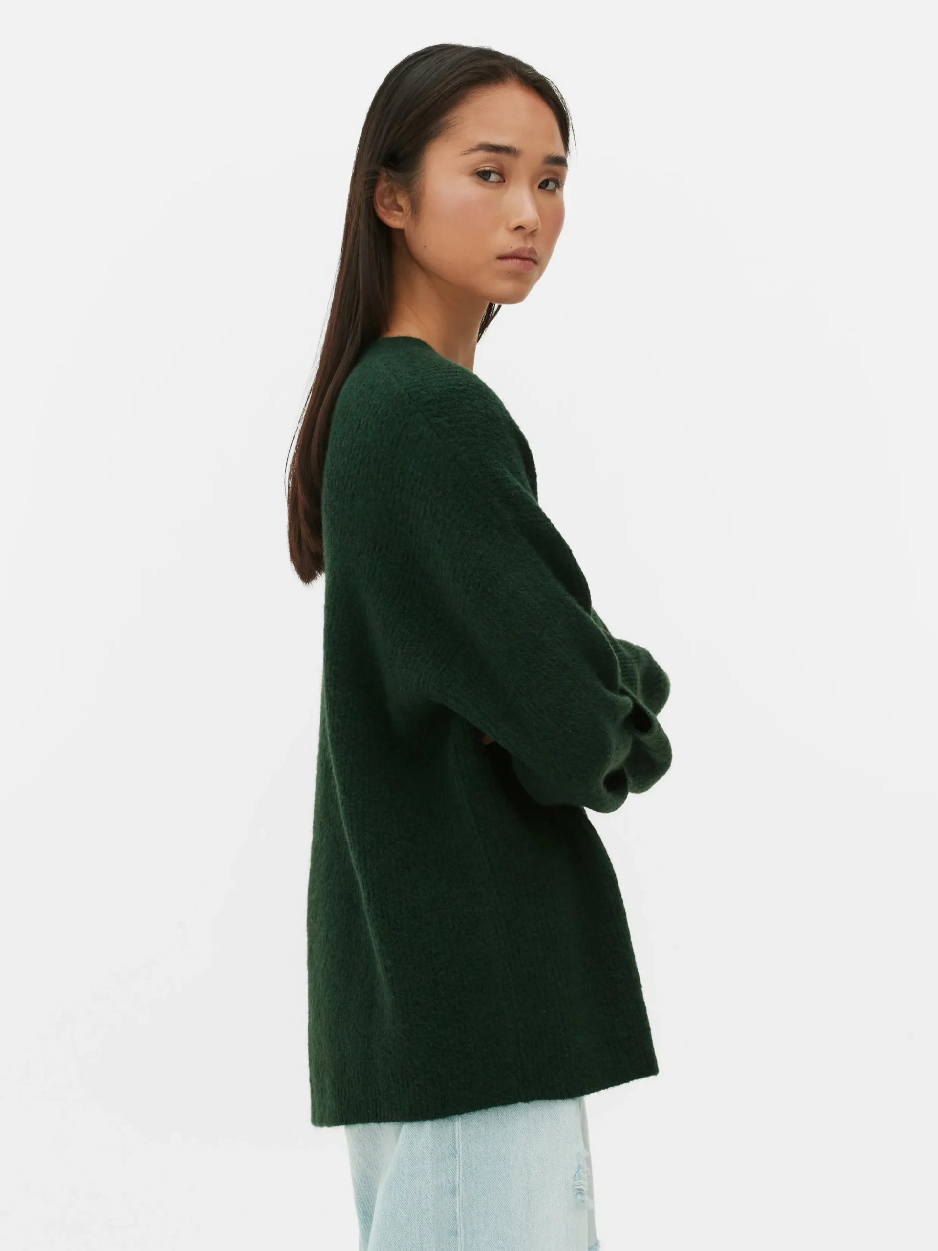 Mujer Primark Jerseys Y Cárdigans|Jersey De Punto Con Puños Ajustados