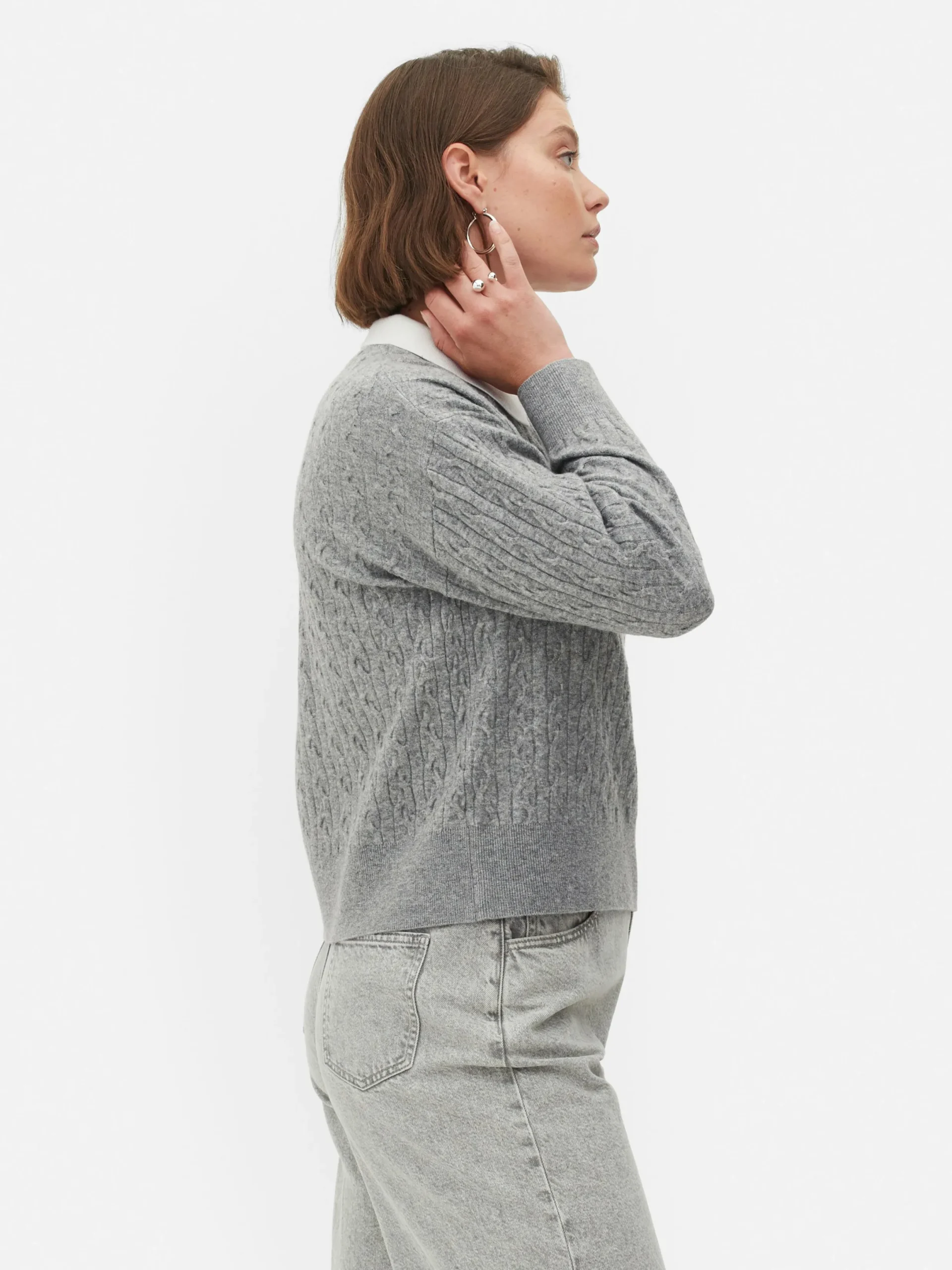 Mujer Primark Jerseys Y Cárdigans|Jersey De Punto De Ochos Con Cuello