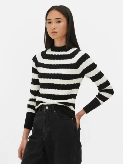 Mujer Primark Jerseys Y Cárdigans|Jersey De Punto De Ochos De Cuello Alto