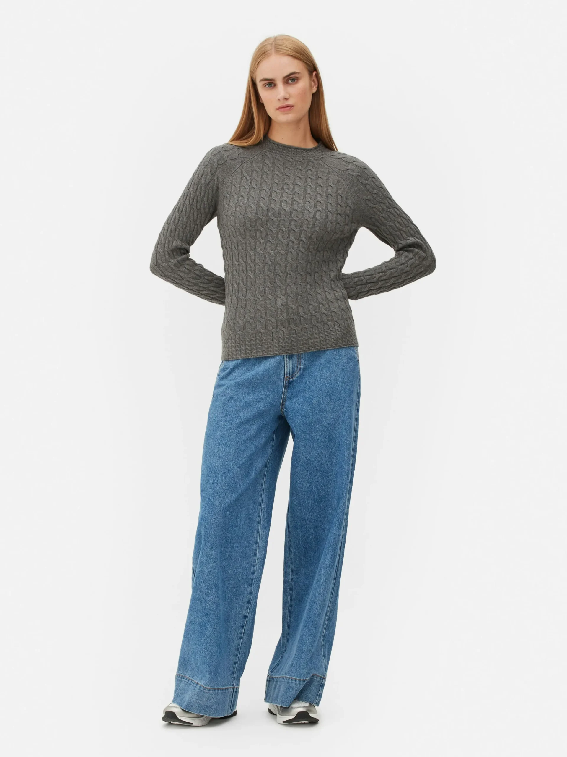 Mujer Primark Jerseys Y Cárdigans|Jersey De Punto De Ochos De Cuello Alto