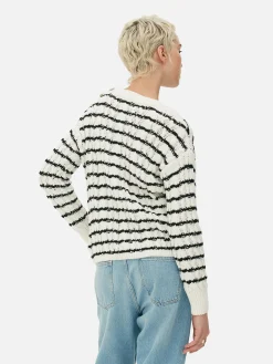 Mujer Primark Jerseys Y Cárdigans|Jersey De Punto De Ochos A Rayas