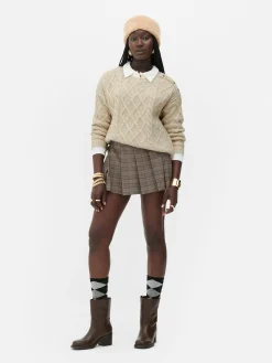 Mujer Primark Jerseys Y Cárdigans|Jersey De Punto De Ochos Con Botones De Rita Ora