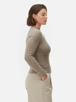 Mujer Primark Jerseys Y Cárdigans|Jersey De Punto De Ochos De Cuello Alto