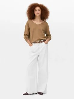 Mujer Primark Jerseys Y Cárdigans|Jersey De Punto Fino Con Cuello De Pico