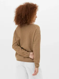 Mujer Primark Jerseys Y Cárdigans|Jersey De Punto Fino Con Cuello De Pico