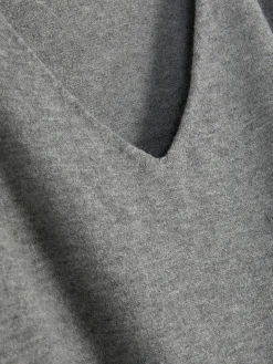 Mujer Primark Jerseys Y Cárdigans|Jersey De Punto Fino Con Cuello De Pico