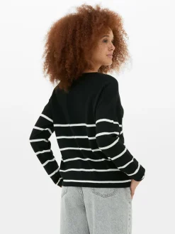 Mujer Primark Jerseys Y Cárdigans|Jersey De Punto Fino Con Cuello De Pico