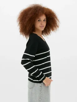 Mujer Primark Jerseys Y Cárdigans|Jersey De Punto Fino Con Cuello De Pico