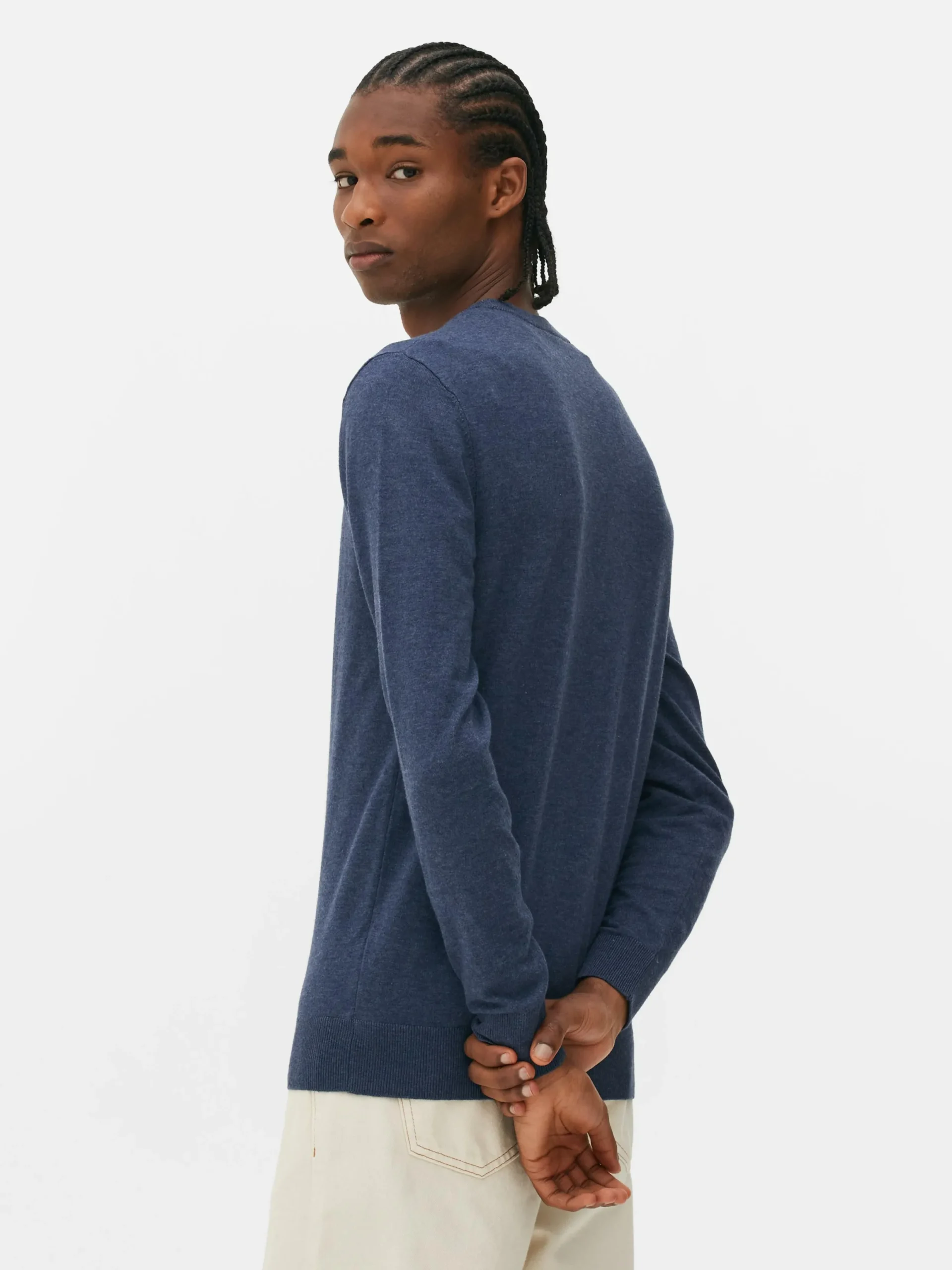 Hombre Primark Jerseys Y Cárdigans|Jersey De Punto Fino Y Cuello Redondo