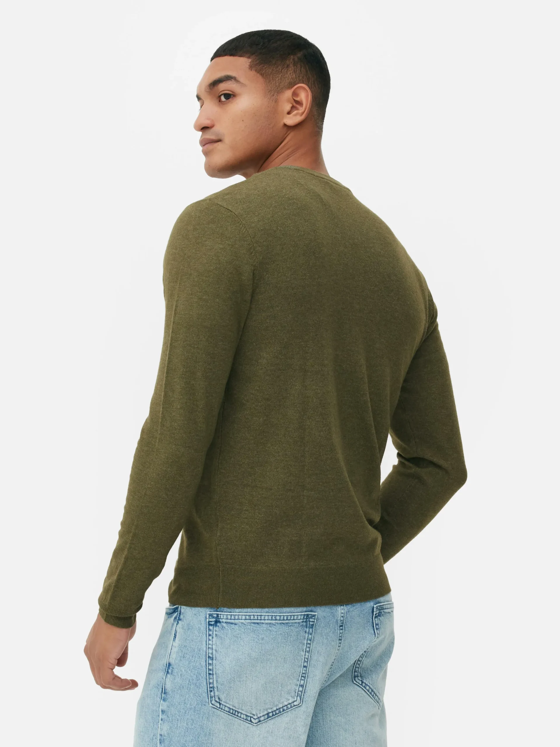 Hombre Primark Jerseys Y Cárdigans|Jersey De Punto Fino Y Cuello Redondo