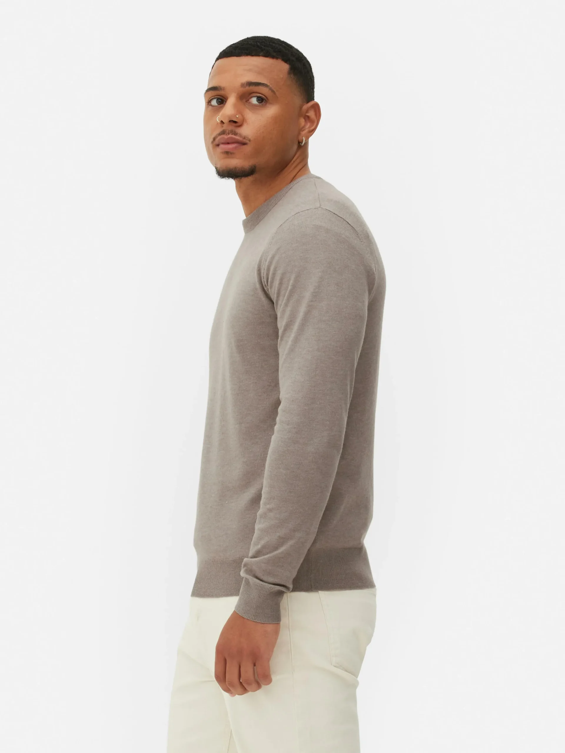 Hombre Primark Jerseys Y Cárdigans|Jersey De Punto Fino Y Cuello Redondo