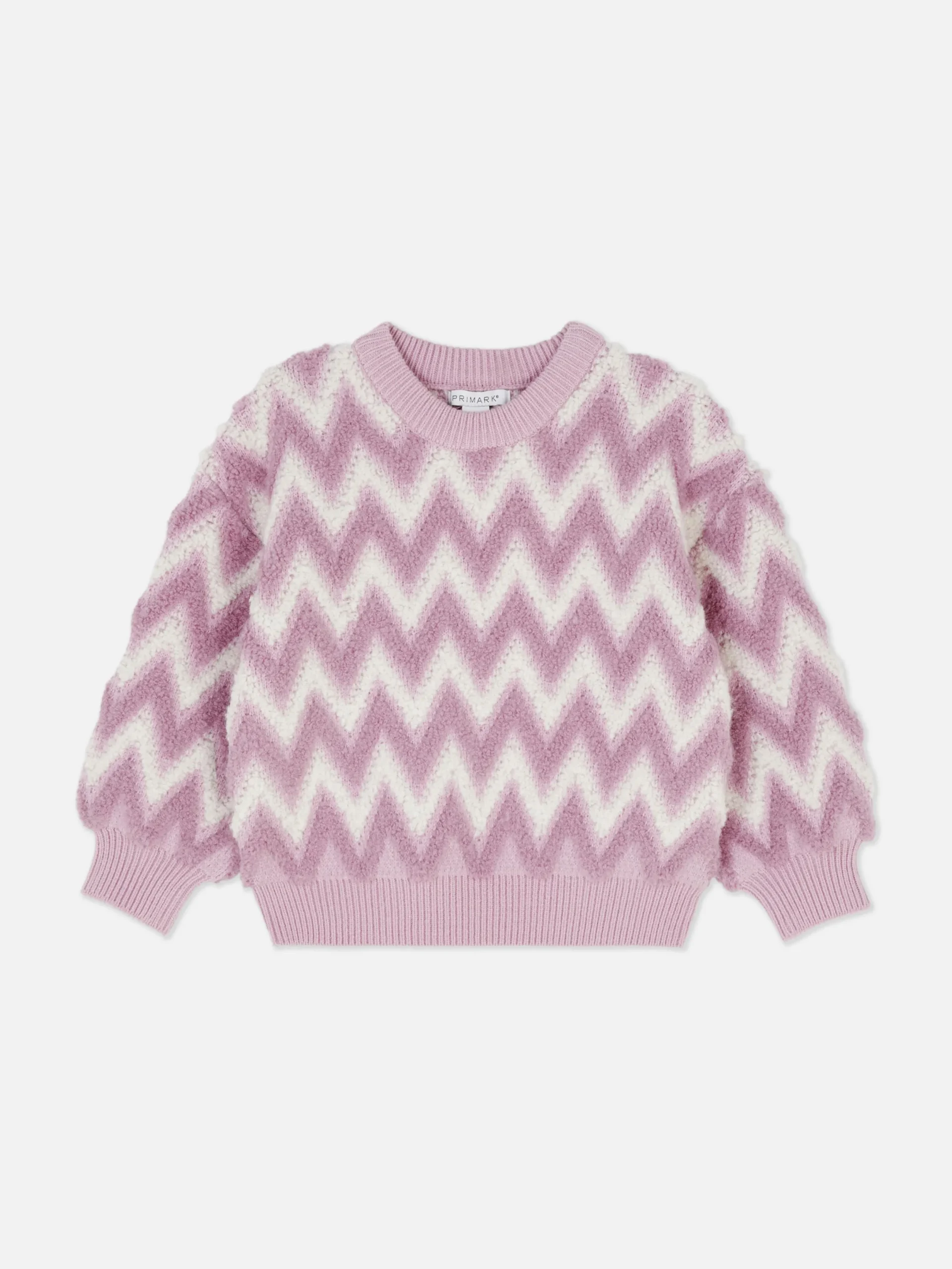 Niños Primark Jerseys Y Cárdigans|Jersey De Punto Mullido Con Estampado En Zigzag