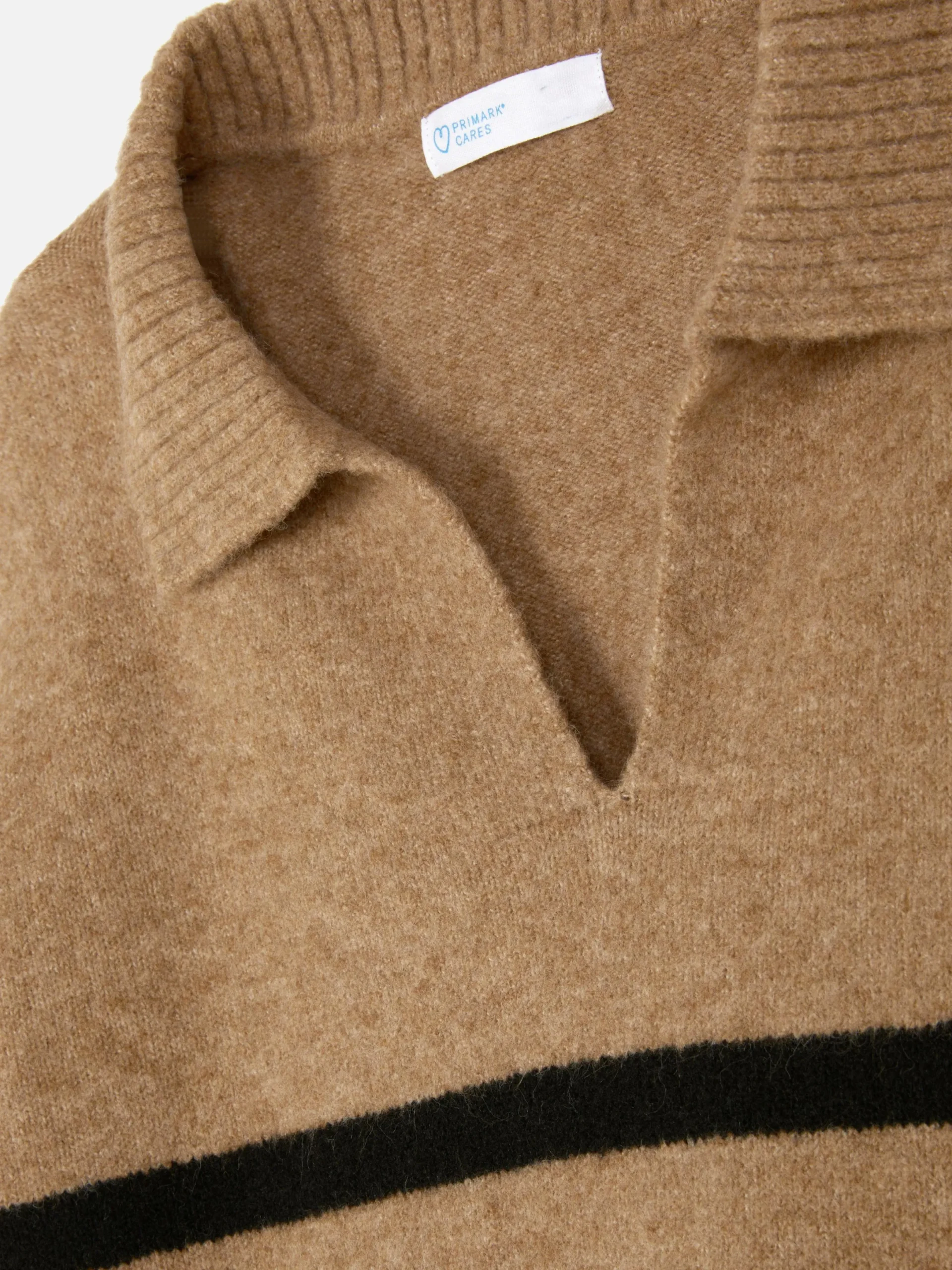 Mujer Primark Jerseys Y Cárdigans|Jersey De Rayas Con Cuello Tipo Polo