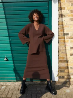 Mujer Primark Jerseys Y Cárdigans|Jersey Premamá Con Cuello De Pico