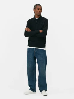 Hombre Primark Jerseys Y Cárdigans|Jersey Tipo Polo De Manga Larga