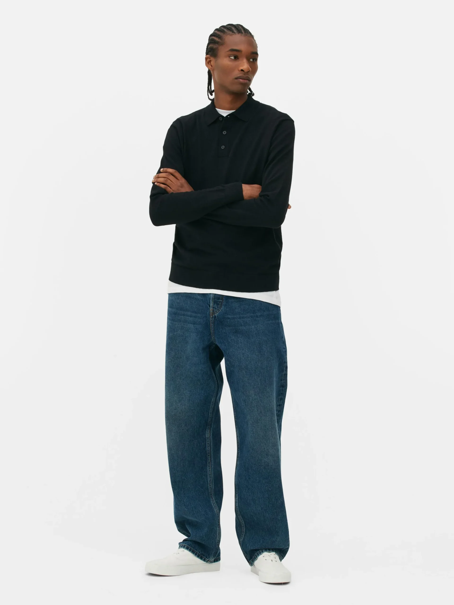 Hombre Primark Jerseys Y Cárdigans|Jersey Tipo Polo De Manga Larga