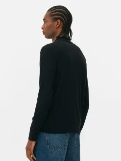 Hombre Primark Jerseys Y Cárdigans|Jersey Tipo Polo De Manga Larga