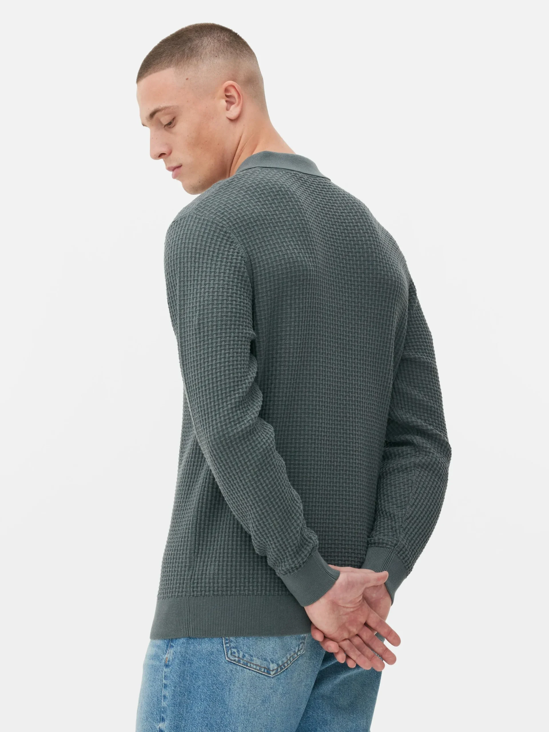 Hombre Primark Jerseys Y Cárdigans|Jersey Tipo Polo Texturizado