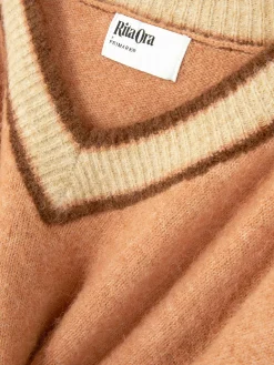 Mujer Primark Jerseys Y Cárdigans|Jersey Vintage Con Cuello De Pico De Rita Ora