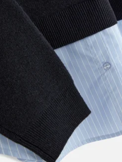 Mujer Primark Jerseys Y Cárdigans|Jersey Y Camisa De Punto Con Eslogan Dos En Uno