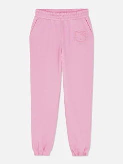 Mujer Primark Pantalones De Chándal|Joggers Bordados De Hello Kitty Combinables