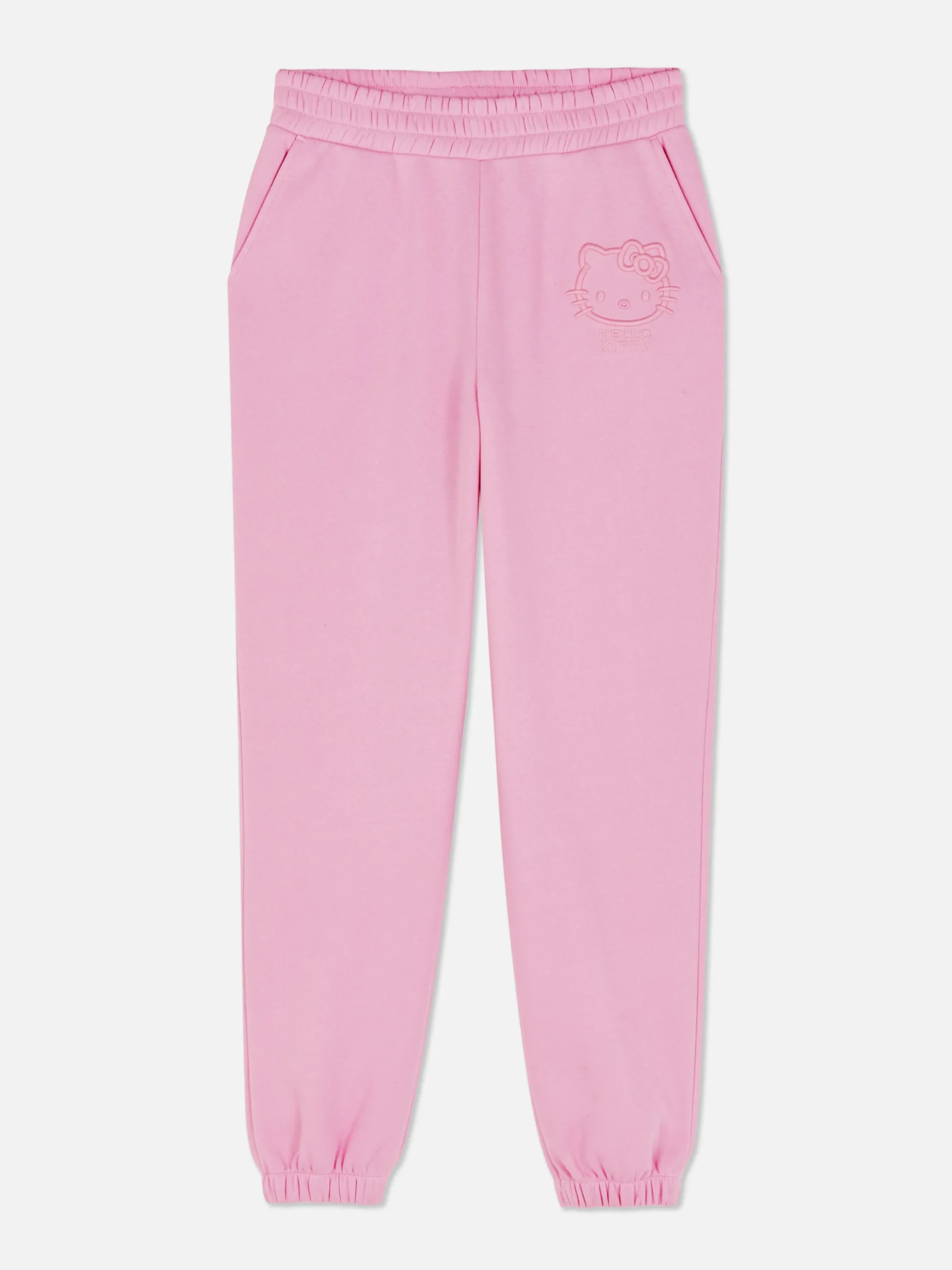 Mujer Primark Pantalones De Chándal|Joggers Bordados De Hello Kitty Combinables