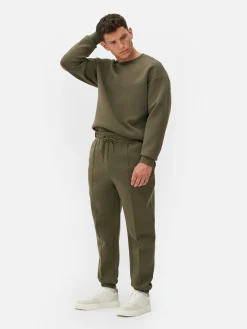 Hombre Primark Pantalones De Chándal|Joggers Con Bajos Ajustados Y Pliegues De Kem